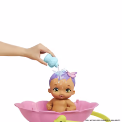 Baby Butterfly 2-in-1 Bath & Bed (29.2-cm / 11.1-in), with Accessories like Soap, Pillow, Mobiles, and More, Great Gift for Kids Ages 2Y+