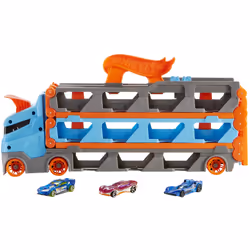 Hot Wheels City Speedway Hauler, Racing vehicle & track set, 4 yr(s), Plastic, Multicolour
