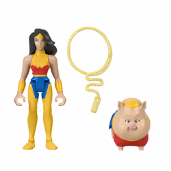 Fisher-Price DC League of Super-Pets Wonder Woman & PB, 3 yr(s), Multicolour, Plastic