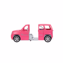 Barbie Playset with 4 Dolls and Transforming Limo Vehicle