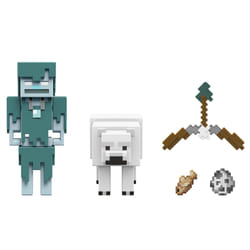 Minecraft 3.25' CORE FIGURE 2-PACK Stray vs Polar Bear