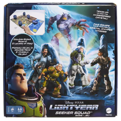 Mattel Games Disney and Pixar Lightyear Seeker Squad Board Game 2 Level Play 2 to 4 Players Cooperative Teamwork Movie Them ...