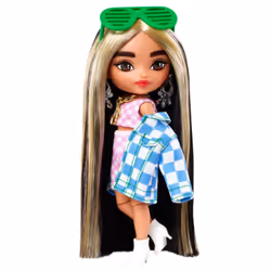 Barbie Extra Minis Doll, Fashion doll, Female, 3 yr(s), Girl, 138.4 mm, Multicolour