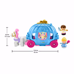 Fisher-Price Little People Disney Princess Cinderella's Dancing Carriage by - Additional view 7