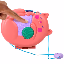 Polly Pocket STARRING SHANI CUDDLY CAT PURSE Compact