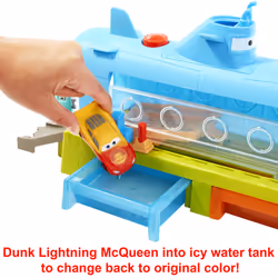 Disney Pixar Cars Disney and Pixar Cars Color Change Whale Car Wash Playset - Additional view 5