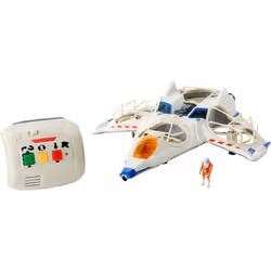 Hot Wheels RC Mattel Disney and Pixar Lightyear Spaceship with Buzz Lightyear Action Figure Remote Control Drone