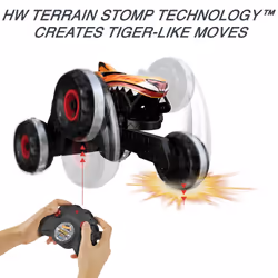 Hot Wheels Monster Trucks , Remote Control Car, 1:15 Scale Tiger Shark RC with All-Terrain Wheels - Additional view 6