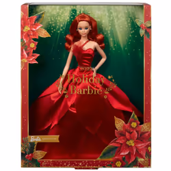Barbie Signature 2022 Holiday Doll With Red Hair  Collectible Series  Multicolor