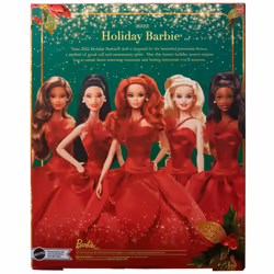 Barbie Signature 2022 Holiday Doll With Red Hair  Collectible Series  Multicolor