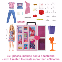 Barbie Fashionistas Dream Closet Doll and Playset - Additional view 7