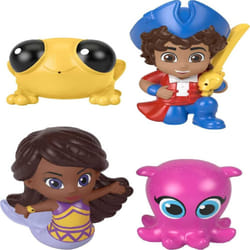 FisherPrice Santiago of the Seas Pirate Bath Squirters Toys with Santiago Kiko Lorelai  Cecilia for Preschool Kids Ages 3 Yea