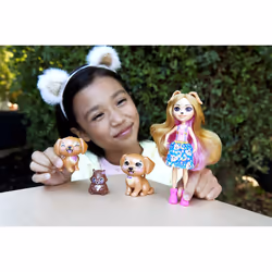Enchantimals City Tails GERIKA GOLDEN RETRIEVER FAMILY Doll