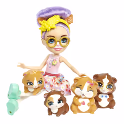 Enchantimals City Tails GLEE GUINEA PIG FAMILY Doll - Additional view 5