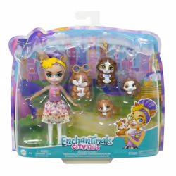 Enchantimals City Tails GLEE GUINEA PIG FAMILY Doll - Additional view 6