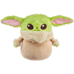 Mattel Star Wars Grogu Plush 12-inch Toy Figure  Soft 'n Fuzzy Character Doll with Sounds  Press Hands to Activate