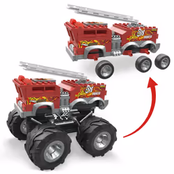 MEGA Hot Wheels HW 5-Alarm Fire Truck, Building set, 5 yr(s), Plastic, 284 pc(s), 660 g