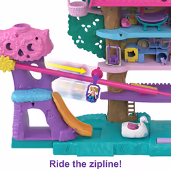 Polly Pocket POLLYVILLE PET ADVENTURE TREEHOUSE Playset - Additional view 6