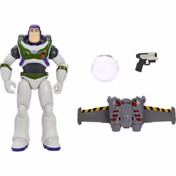 Mattel Disney and Pixar Lightyear 12-in Action Figure with Accessories  Space Ranger Gear Alpha Buzz with Jetpack & Blaster