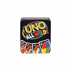UNO All Wild Card Game with 112 Cards, Gift for Kid, Family & Adult Game Night for Players 7 Years & Older [Amazon Exclusive]