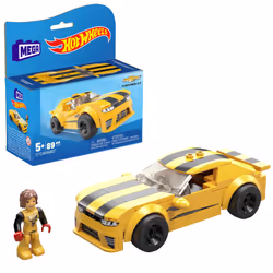MEGA Hot Wheels '17 Camaro, Building set, 5 yr(s), Plastic, 89 pc(s), 640 g