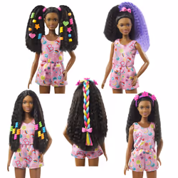 Barbie Life In The City Braid, Style & Care Doll And Accessories, Fashion doll, Female, 5 yr(s), Girl, Multicolour