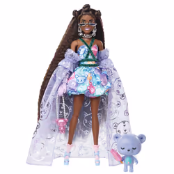 Barbie Extra Fancy Doll and Accessories, Fashion doll, Female, 3 yr(s), Girl, 298 mm, Multicolour