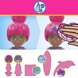 MEGA Barbie Color Reveal Dolphin Exploration