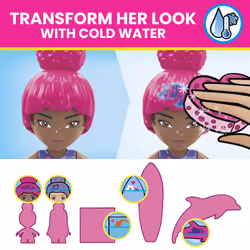 MEGA Barbie Color Reveal Dolphin Exploration - Additional view 7