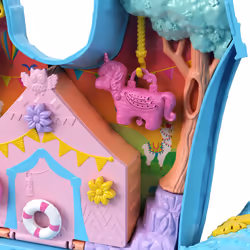 Polly Pocket PAJAMA PARTY LLAMA PARTY Playset