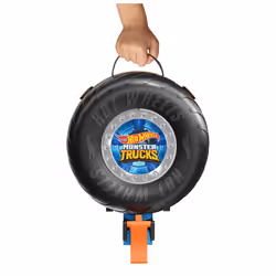 Hot Wheels Monster Trucks Stunt Tire Playset, Gift for Kids 4 to 8 Years Old