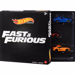 Hot Wheels Premium Cars Fast & Furious Premium Bundle  Gift for Fans & Collectors (HJC15)