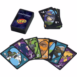 Mattel Games UNO Disney and Pixar Lightyear Card Game in Collectible Storage Tin  Movie-Themed Deck for Kids  Adults  Families & Game Nights  2 to 10