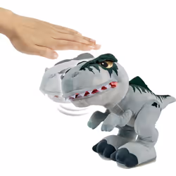Mattel Jurassic World Dominion Chompin Action Giganotosaurus Plush Dinosaur Figure  Soft Doll with Roar Sound and Chomp Motion  Toy Gift