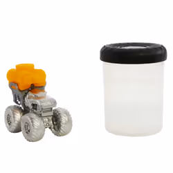 Hot Wheels Monster Trucks Color Reveal Truck, 1:64 Scale Color- Shifting Toy Truck with 2 Cups, Lid & Crushed Car Water Blaster - Additional view 5