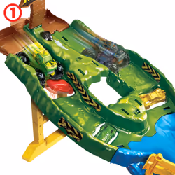 Hot Wheels Monster Trucks Wreckin' Raceway Playset, 4 yr(s), Plastic, Metal