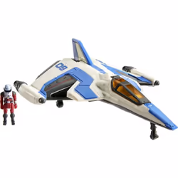 Mattel Disney and Pixar Lightyear Hyperspeed Series Buzz Lightyear Mini Action Figure & XL-09 Spaceship 6-in Vehicle