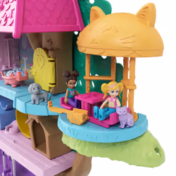 Polly Pocket POLLYVILLE PET ADVENTURE TREEHOUSE Playset