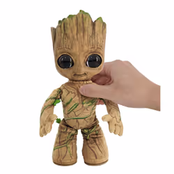 Mattel Marvel I Am Groot Groovin' Groot Feature Plush, Cartoon character, 3 yr(s), Interactive, Sounding, AAA