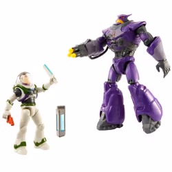 MATTEL Disney and Pixar Lightyear Crystal Grade Buzz Lightyear Vs. Zurg Clash Pack