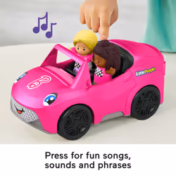 Fisher-Price Little People Barbie Convertible Vehicle and Figure Set by - Additional view 6