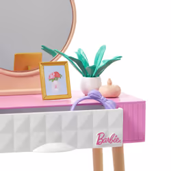 Barbie House Decor Set with Vanity