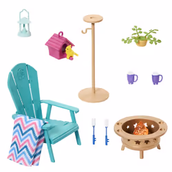 Barbie Backyard Patio Furniture and Accessory Pack, Doll furniture set, 3 yr(s)