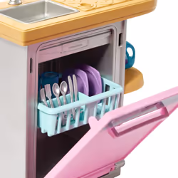 Barbie Decor Kitchen Set with Dishwasher