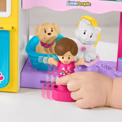 Fisher-Price Little People Barbie Play and Care Pet Spa by, Animal, 1.5 yr(s), Batteries included, LR44, Multicolour, Plastic