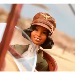 Barbie Inspiring Women Doll  Bessie Coleman Collectible Dressed in Avi