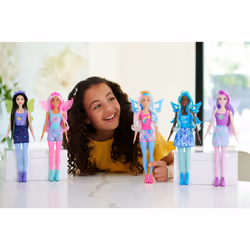 Barbie Color Reveal Rainbow Galaxy Doll Assortment, Fashion doll, Female, 3 yr(s), Girl, 325 mm, Assorted colours