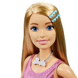 Barbie Large Doll, 28 Inches Tall, Blond Hair and Shimmery Pink Dress, Fashion doll, Female, 3 yr(s), Girl, 712 mm, Multicolo ...