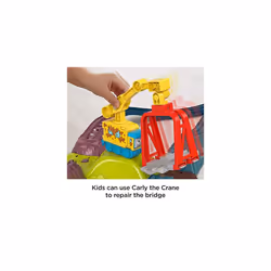 Fisher-Price Thomas & Friends Launch & Loop Maintenance Yard toy train and track set with motorized Thomas engine for ages 3 years and older
