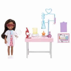 Barbie Chelsea Doll and Accessories, Fashion doll, Female, 3 yr(s), Girl, 72.4 mm, Multicolour